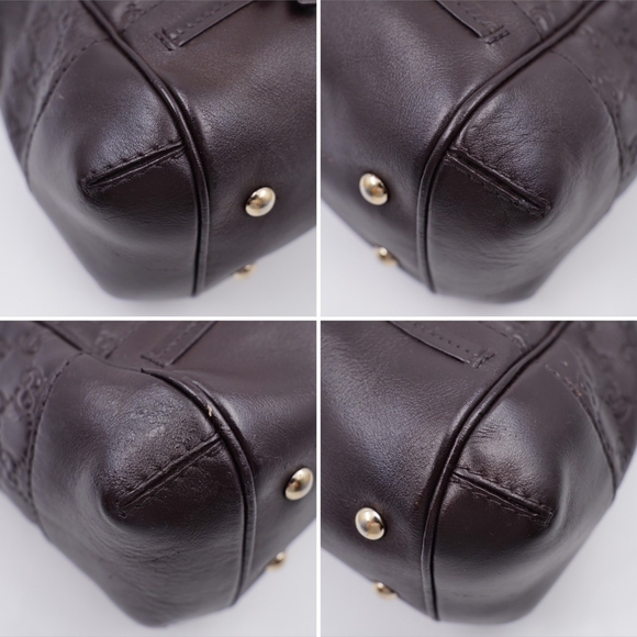 AV56❤️ GUCCI Guccissima Mayfair Top Handle Satchel - Picture 11 of 15